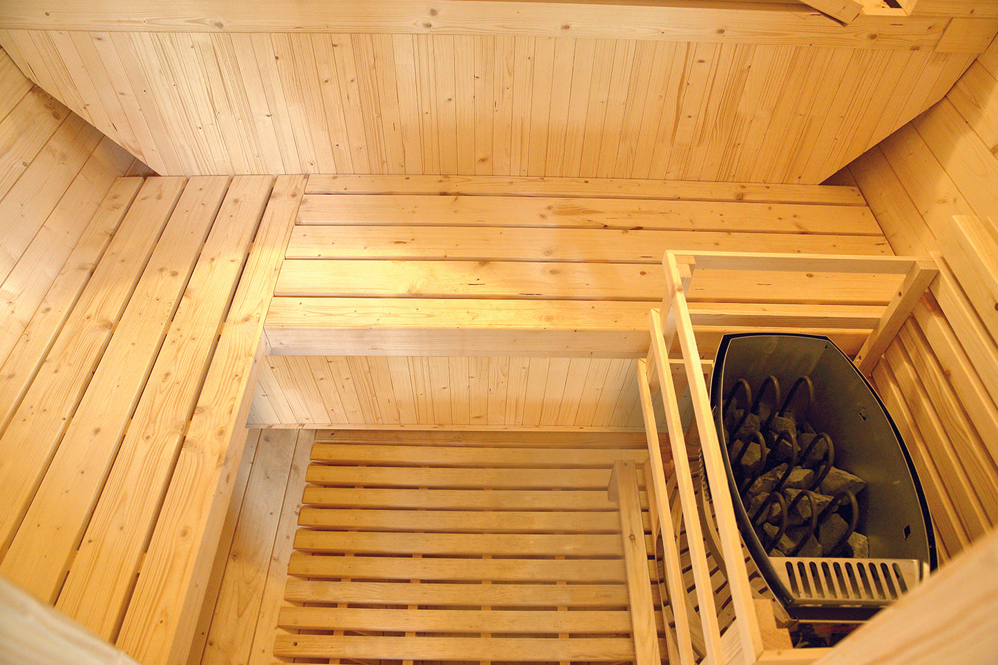 Sauna Gaïa Luna – Luxe Buitensauna voor 6 Personen met Accessoires & LED Chromotherapie