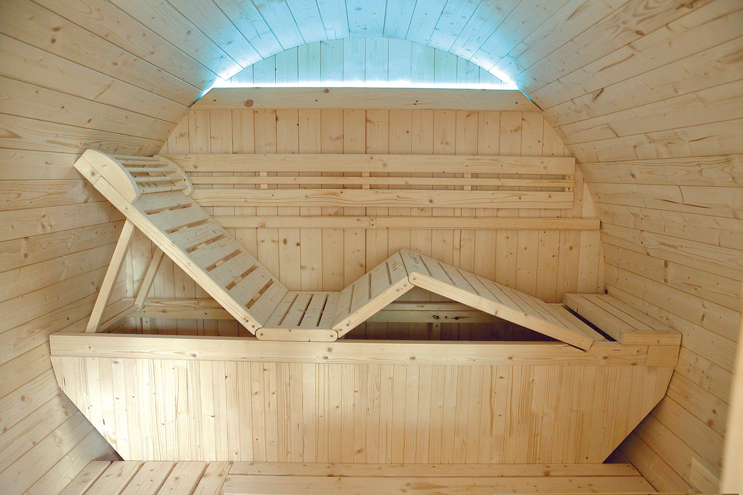Sauna Gaïa Luna – Luxe Buitensauna voor 6 Personen met Accessoires & LED Chromotherapie