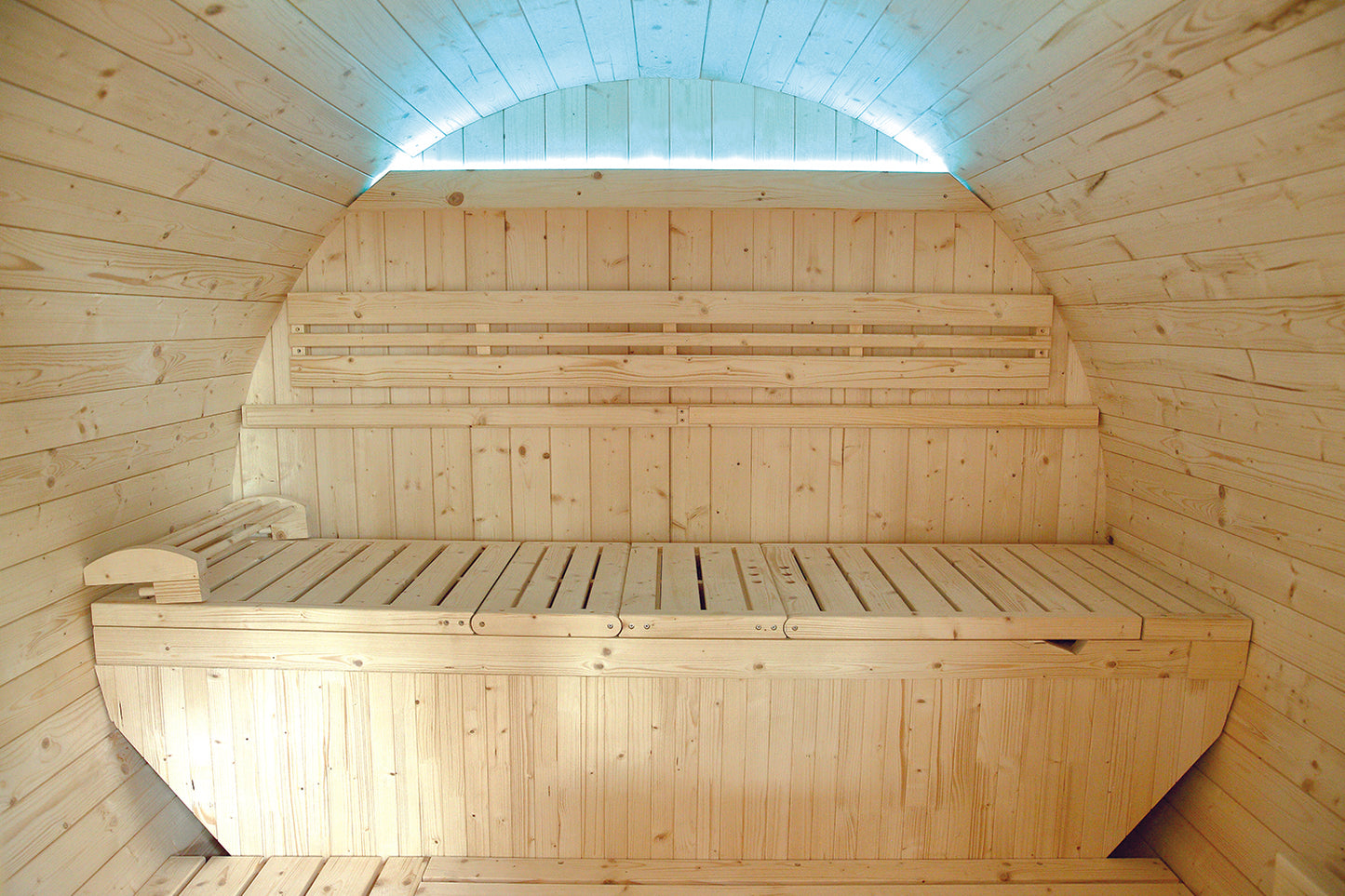 Sauna Gaïa Luna – Luxe Buitensauna voor 6 Personen met Accessoires & LED Chromotherapie