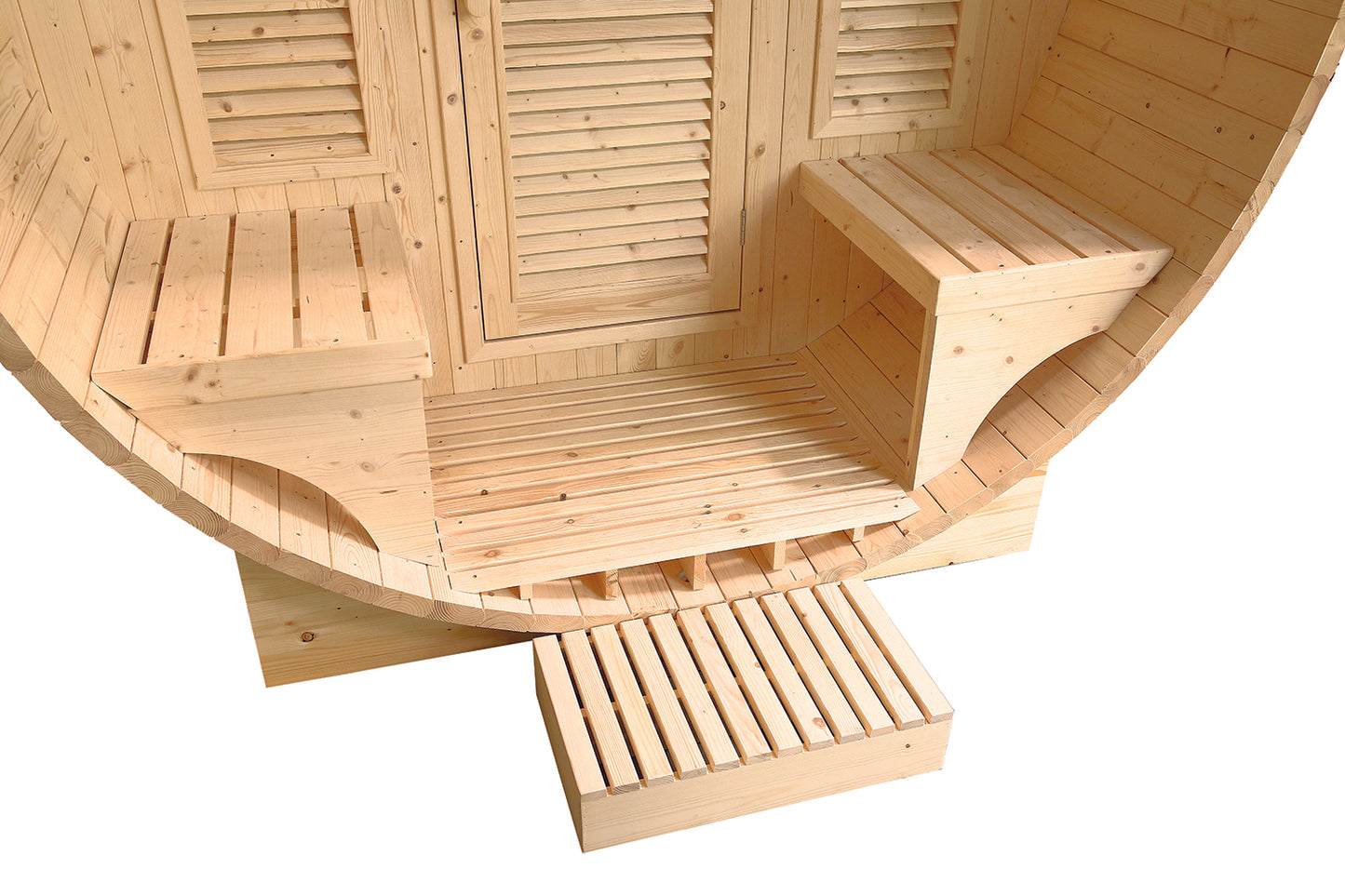 Sauna Gaïa Luna – Luxe Buitensauna voor 6 Personen met Accessoires & LED Chromotherapie