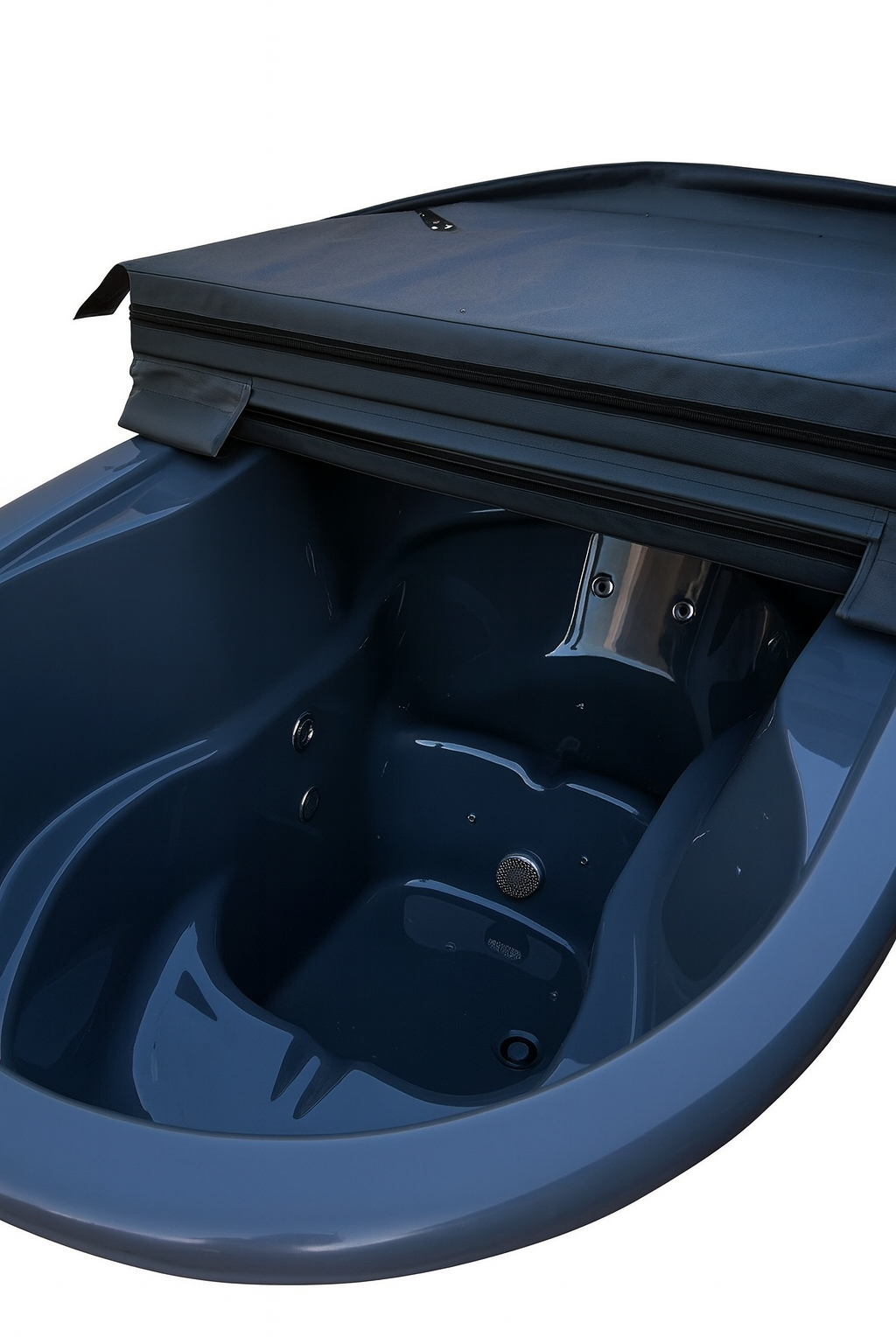 Eclipse 2-Persoons Hottub – Luxe Houtgestookte Hottub met Hydrojets, Bubbels & Thermowood Afwerking | Compacte Spa voor Tuin & Terras
