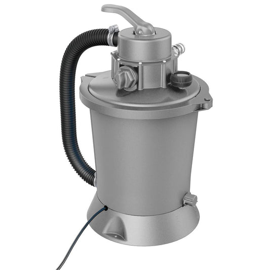 Poolstar Blue Silk 3 m³/h Zandfiltersysteem – Compact &amp; Efficiënt Filtersysteem voor Zwembaden en Spa’s tot 18 m³ – Compleet met Pomp, Filtertank en Aansluitingen