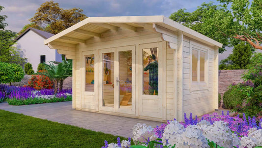 12m² Budget Blokhut – Model Amersfoort | Veelzijdige Werkplaats of Creatieve Studio