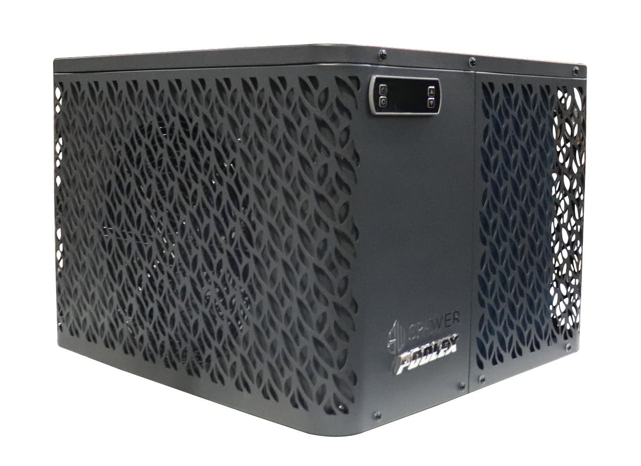 Poolex Flow 7kW Warmtepomp – IJsbad Chiller met ingebouwde Compressor pomp- Hot Tub Functie Voor Ice Baths & Hot Tubs – Plug & Play – Verwarmen én Koelen (3°C tot 40°C)