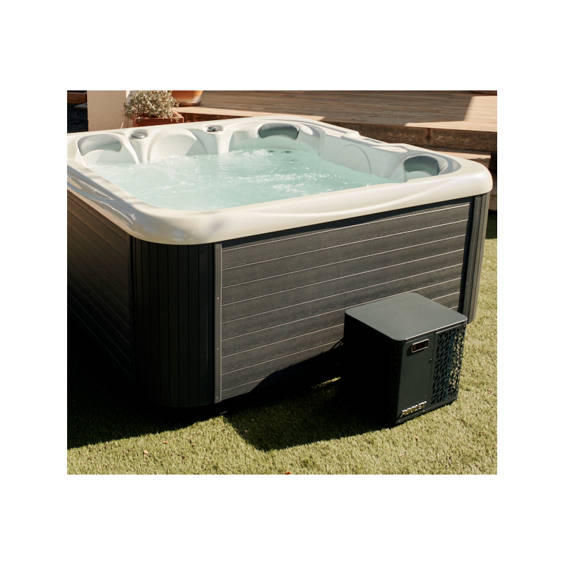 Poolex O'Spa 5kW Warmtepomp –  IJsbad Chiller - Hot Tub Functie Voor Ice Baths & Hot Tubs – Plug & Play – Verwarmen én Koelen (3°C tot 40°C)