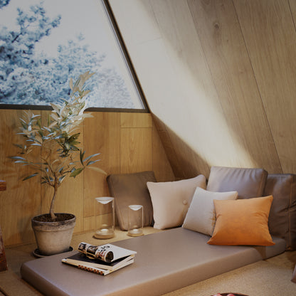 Model Amsterdam - Houten A-Frame Cabin - Woonhut Met Terras Met Grote A Raam